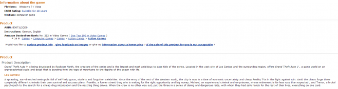 Grand Theft Auto V Amazon