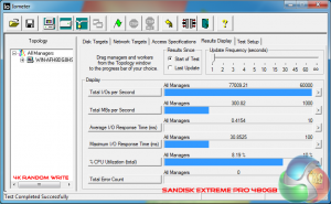 iometer 4k write