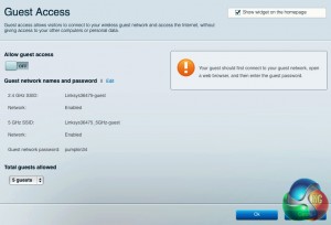 Linksys Smart WiFi Guest Access