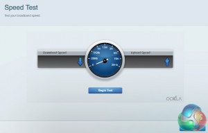 Linksys Smart WiFi Speed Test