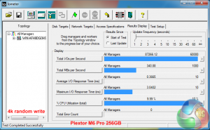 iometer 4k write
