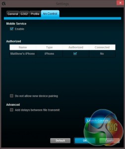 Logitech Software Settings 4