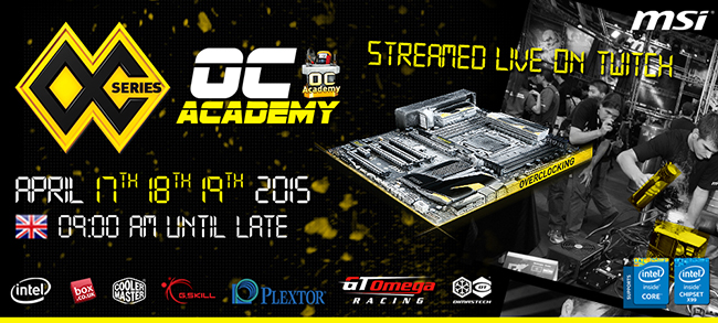 You can follow the action live on Twitch.