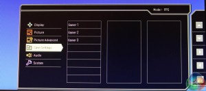 BenQ RL OSD Custom Settings