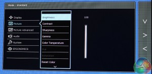BenQ GW Brightness