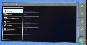 BenQ GW Main Menu