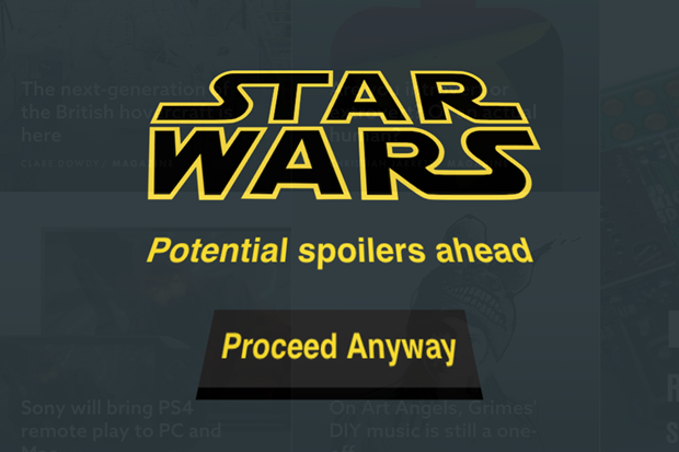 Star Wars spoiler blocker