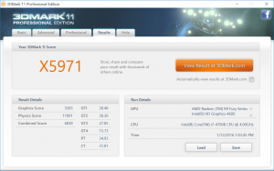 3dmark11 x