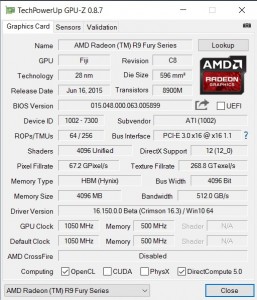 Fury X GPU Z