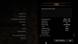 Options Menu 1