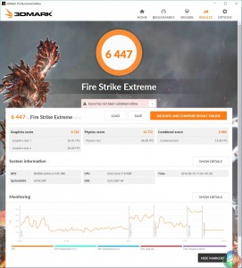 3D Mark Fire Strike Extreme