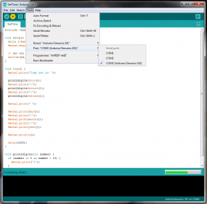 ArduinoIDE-uploading