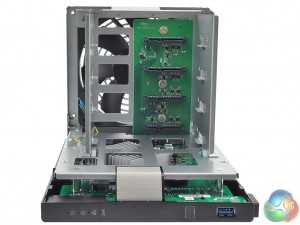 Asustor-AS3104T-Review-on-KitGuru-chassis-front-open