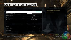 Display Options