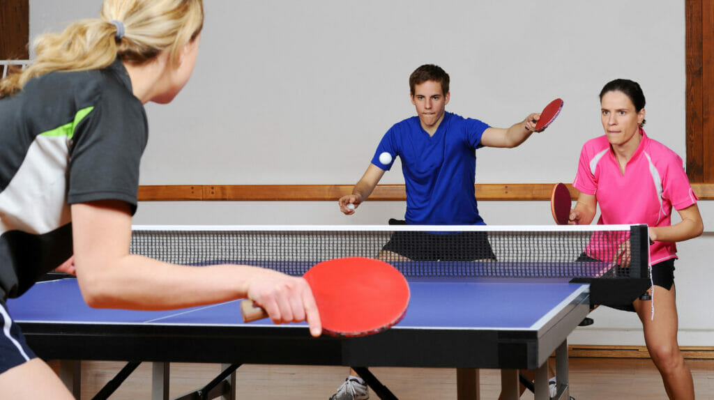 Table Tennis Match