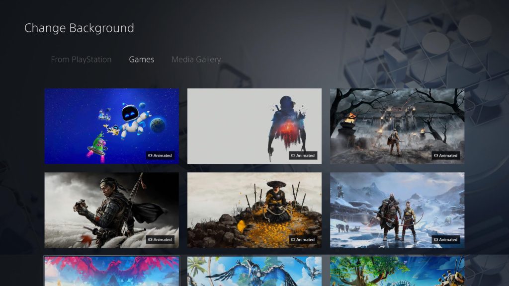 PS5 Themes