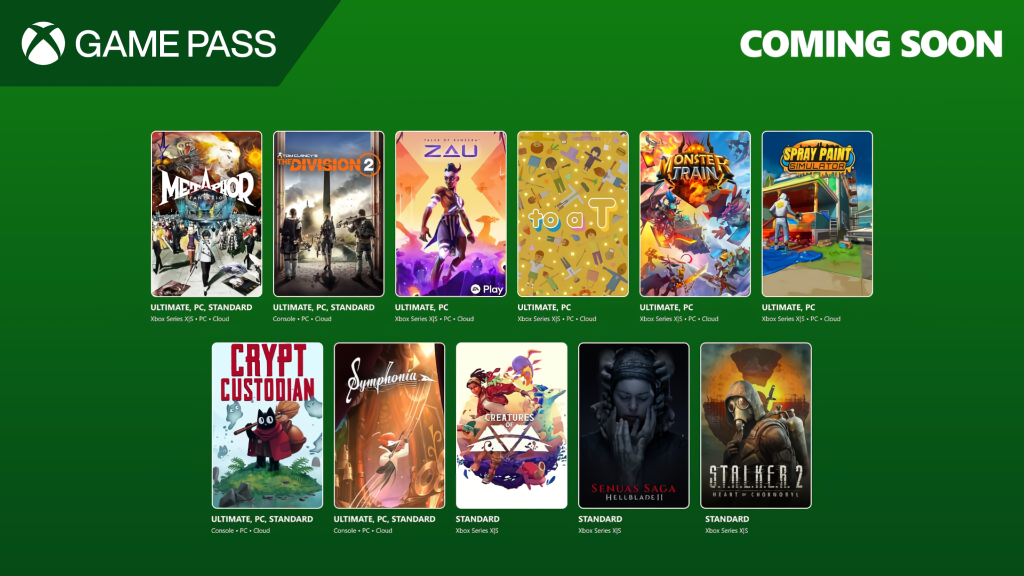 Game Pass May